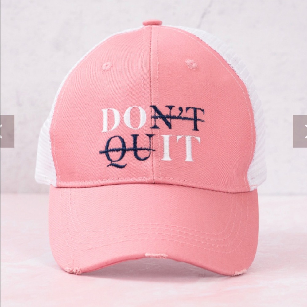 🎉HP🎉 NWT 🆕 ✨Do It Don’t Quit ✨Girl Power Baseball Hat